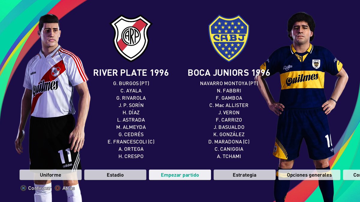 FacesByLaucha's tweet photo. Pará pará... Vos me estas diciendo que se vienen superclásicos retro Laucha vs @Adrian06101985? 😱😏

Próximamente en PES 2021 😎 https://t.co/07IrHRO0BZ