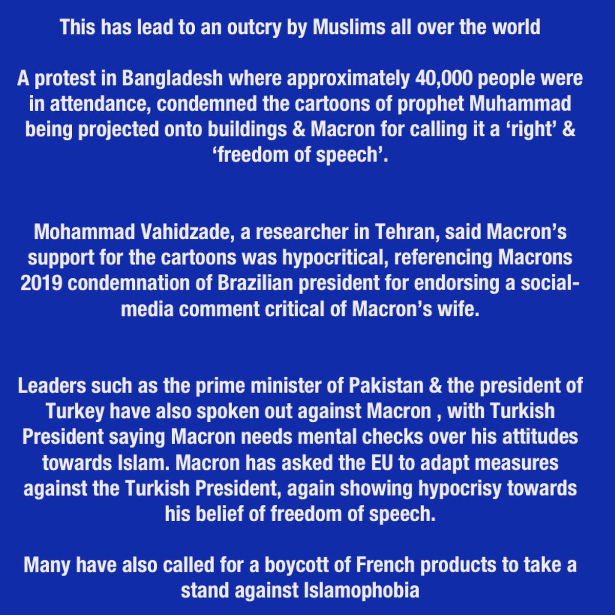 Why there’s tension between France & Muslims right now (pt 2):