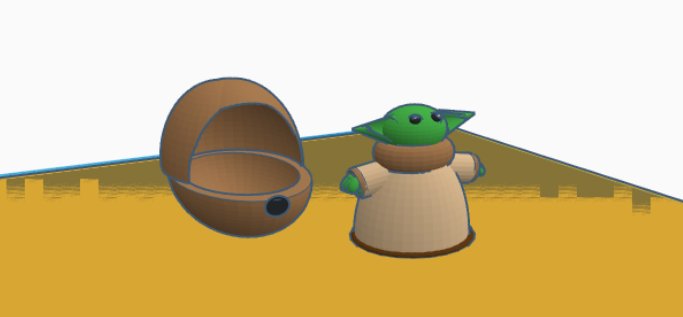 "Hey Mr. Yonteff, I'm done with my <a href="/PLTWorg/">Project Lead The Way</a> assignment.  What should I do?"

"I dunno Makenna, how about build #BabyYoda in <a href="/tinkercad/">Tinkercad</a>?"

Ask and ye shall receive.  Perfect way to celebrate season 2!
#STEM #TheMandalorian #BMSthePlace2B
