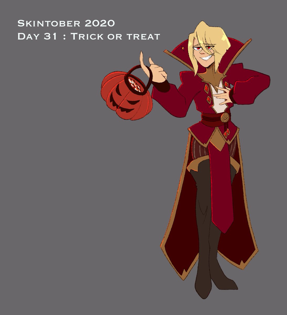 Day 31- A cosplay of Runeterra’s favourite Vampire~
#Skintober2020 #artoflegends #trickortreat #theharrowing #crimsoncircle #vladimir