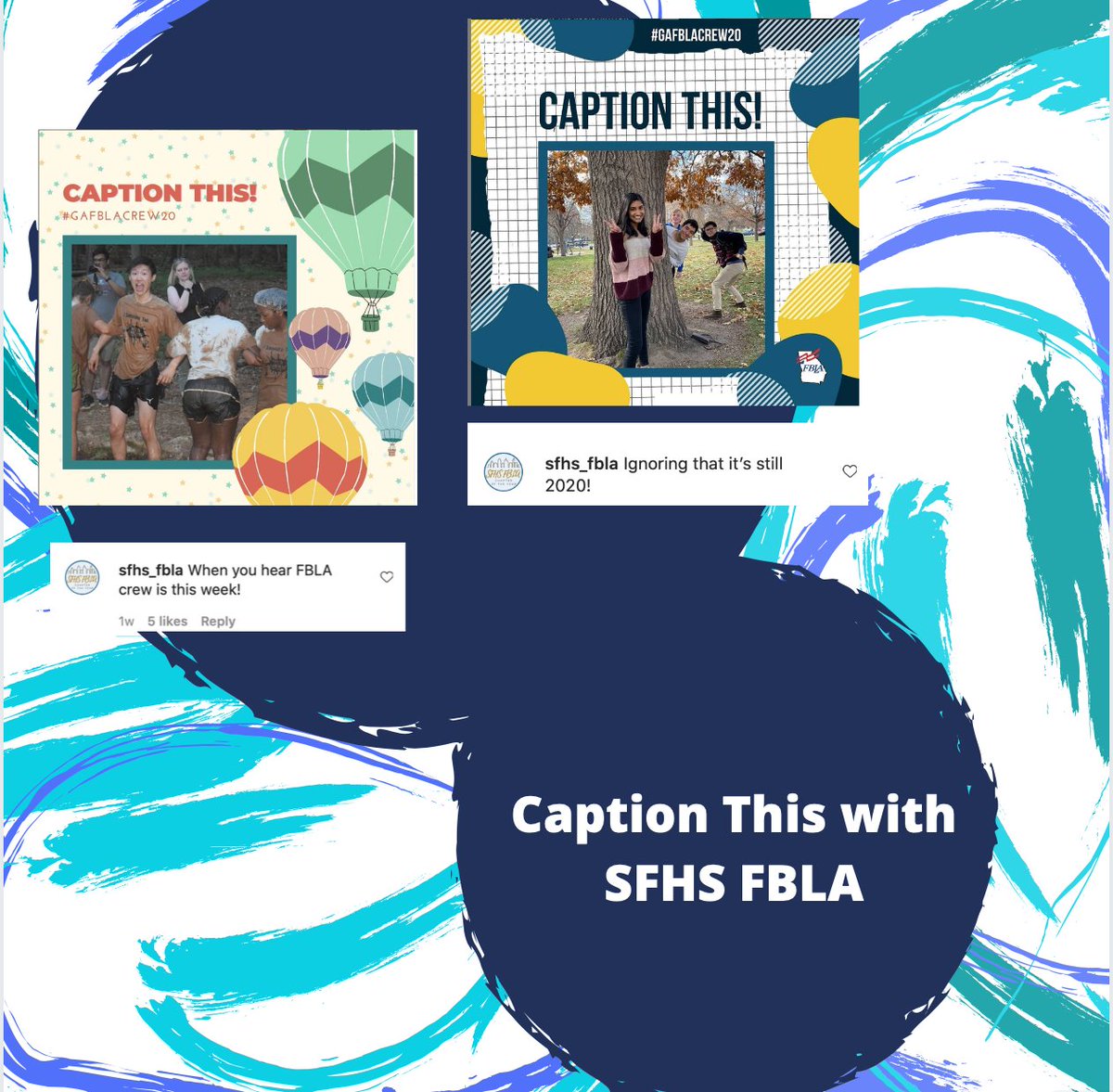 To wrap up this recap and in case you missed it, here are some of the CREW Caption This ideas our officer team and members put out during CREW! #GAFBLA #GAFBLACOY