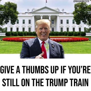 Give a retweet if you're still on the TRUMP TRAIN!! #MAGA2020 #MAGA2020LandslideVictory
