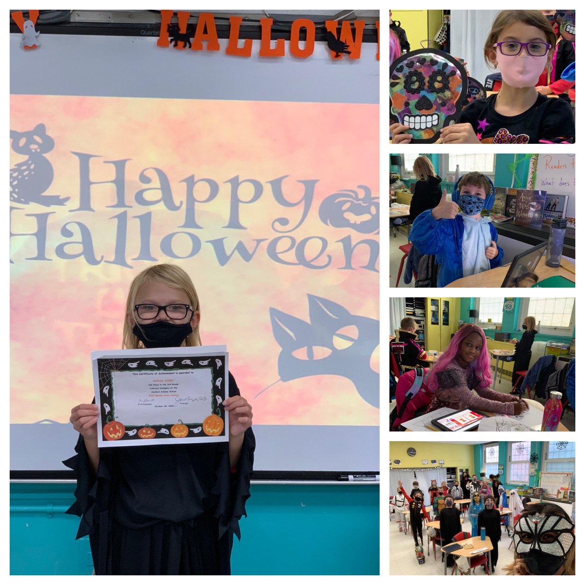 Kim Morrissey (@kimmorrisseyedu) on Twitter photo Plenty of Halloween Spirit in Room 206! Congratulations to all of the students who entered the Spooky Story Contest!👻🎃#MineolaProud <a href="/Jackson_Ave/">Jackson Ave School</a> Plenty of Halloween Spirit in Room 206! Congratulations to all of the students who entered the Spooky Story Contest!👻🎃#MineolaProud <a href="/Jackson_Ave/">Jackson Ave School</a>