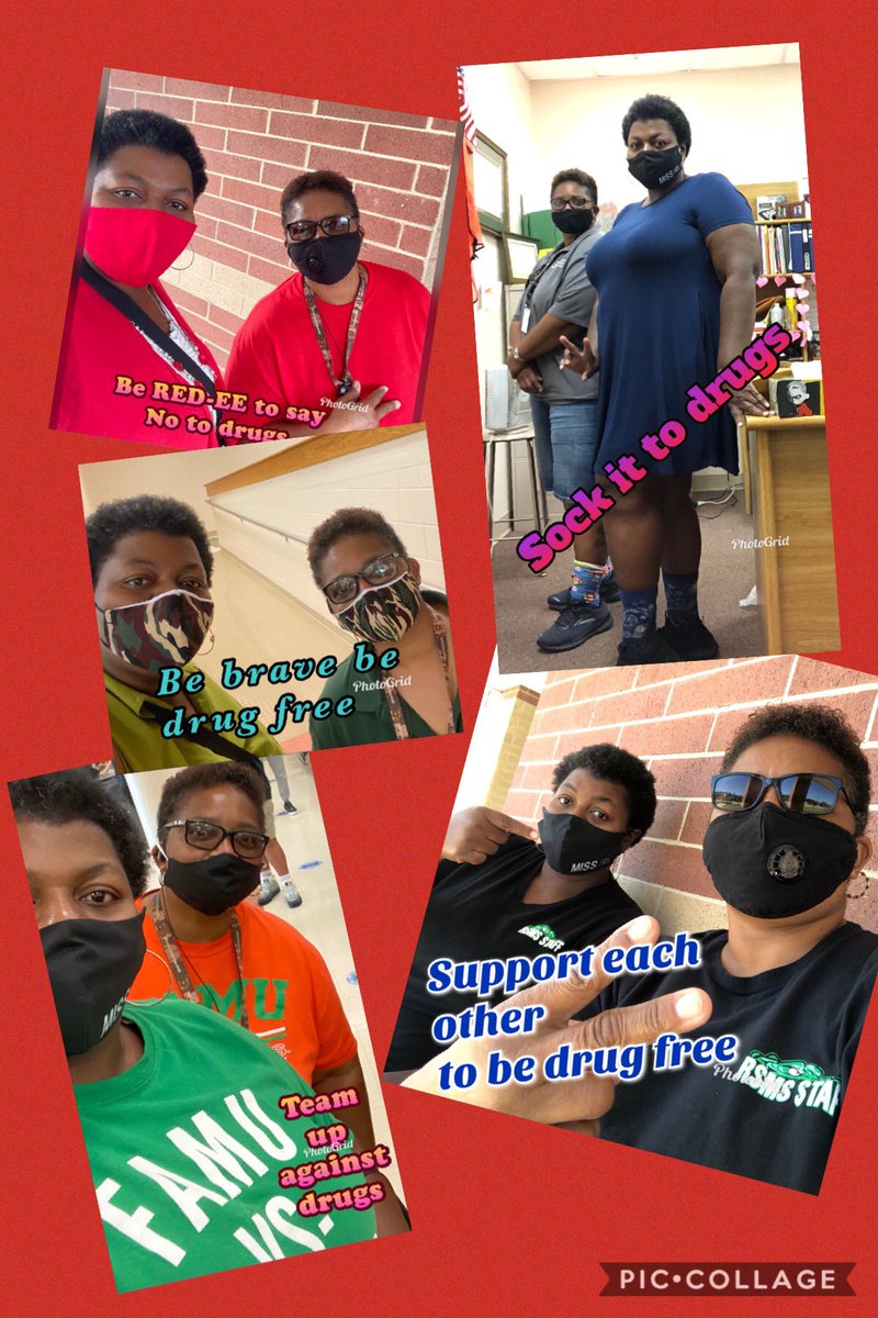 Celebrating #RedRibbonWeek2020 <a href="/RSMSGATORS/">River Springs MS</a> with <a href="/MicheleBrown92/">Michele Brown</a>