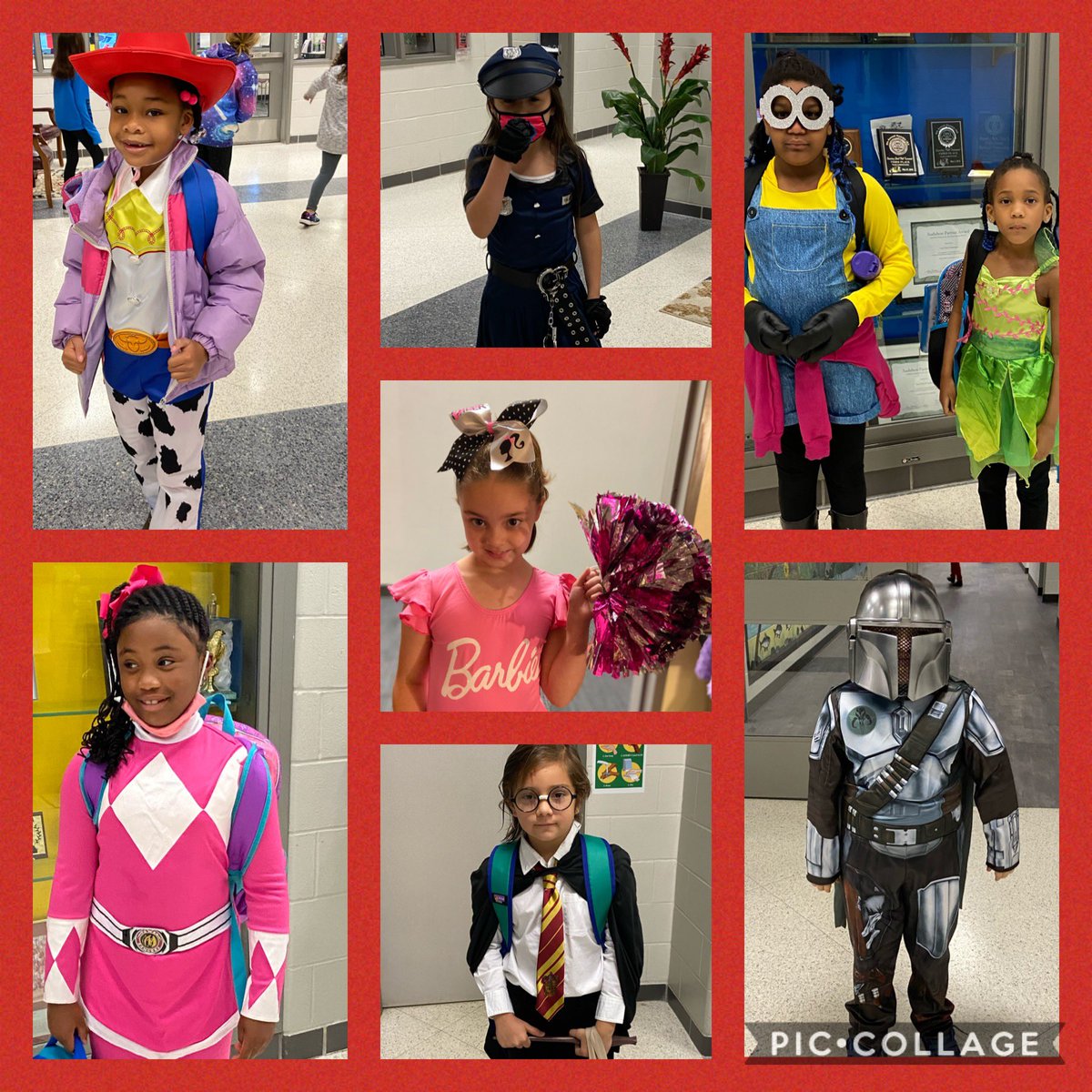 OFE celebrating the final day of Red Ribbon Week by dressing as our favorite storybook character because “Drugs Destroy Your Character” @HumbleISD_OFE #RedRibbonWeek2020