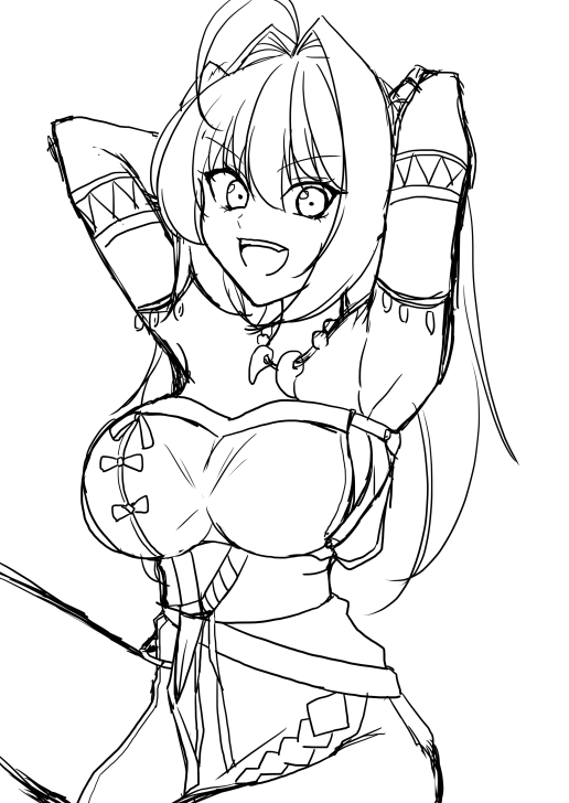 邪ンヌは二枚は描いたと思ったら9月末だったので一枚
#今月描いた絵を晒そう 