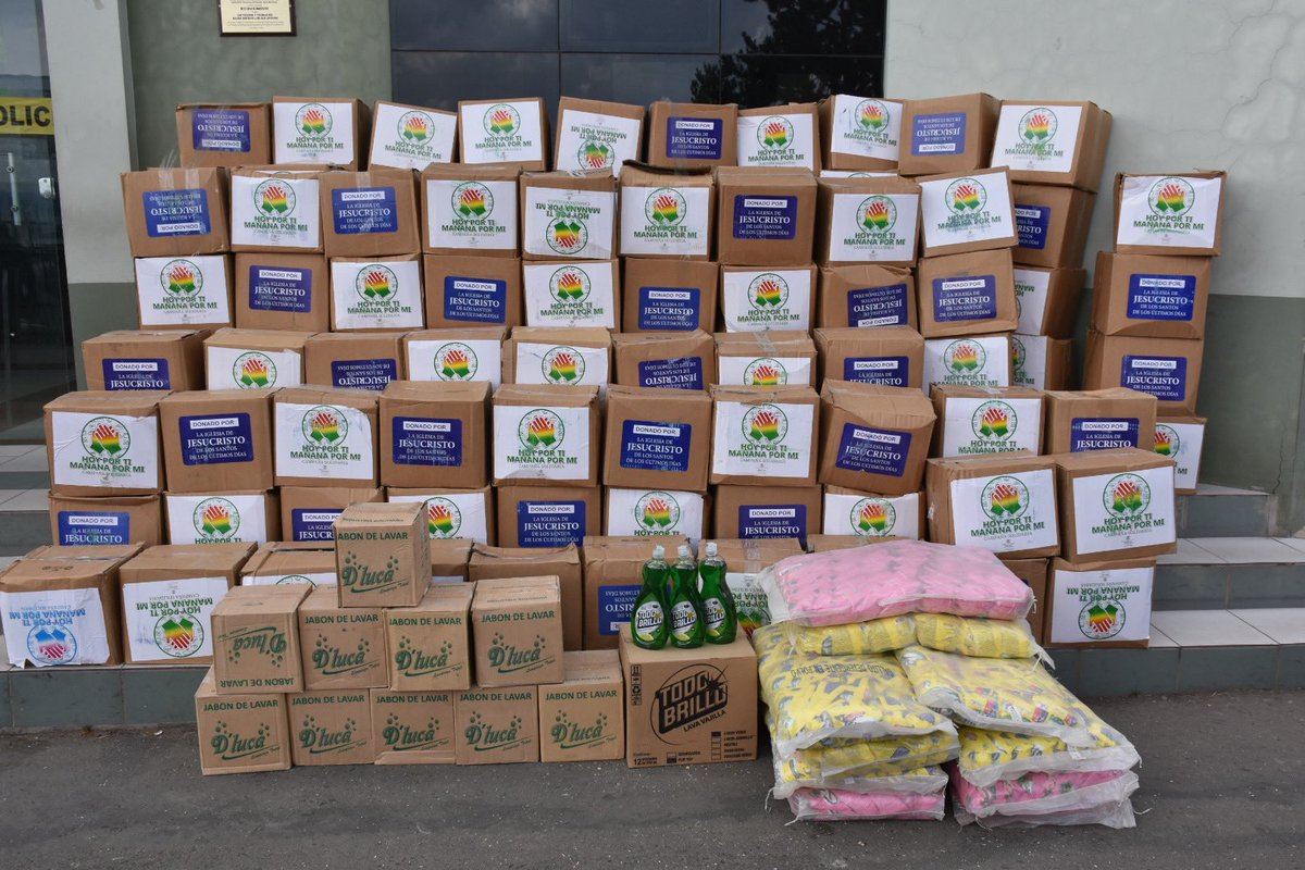 ViceminSegCiu's tweet photo. Viceministro de Seguridad Ciudadana @WilSantacho junto con la campaña solidaria “Hoy por ti, mañana por mi” hace entrega de productos alimenticios a la Estación Policial Integral “San Antonio” en la ciudad de La Paz. https://t.co/bMWPKkNtjW
