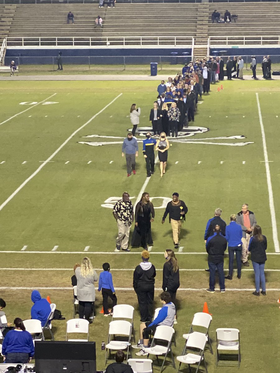At WC Majors Stadium in Fairhope AL.... it is Senior Night.... getting ready for 7 pm kickoff to Fairhope v Murphy - GO PIRATES!