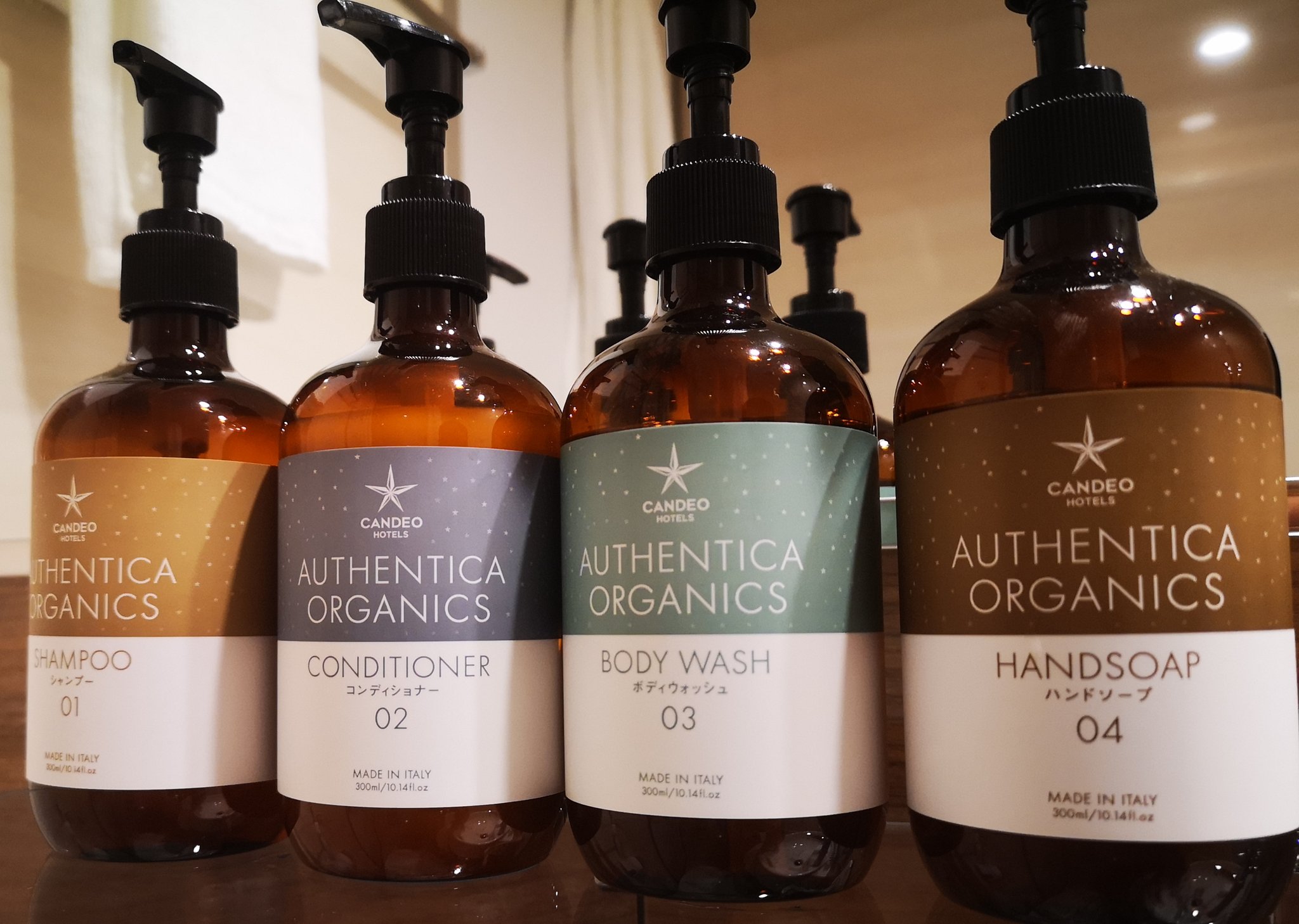 カンデオホテルズ シャンプーコンディショナーセット