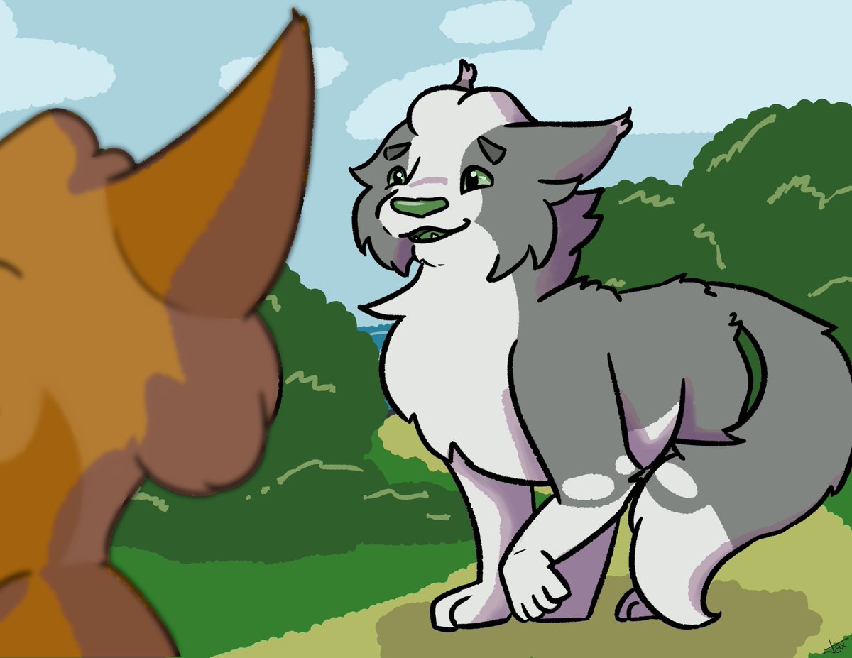 RealJaxTheKat's tweet photo. Did a little drawing cause I needed a smile
#warriors #oc #driftfire #autumnmist #cute https://t.co/wGvHxUh9Az