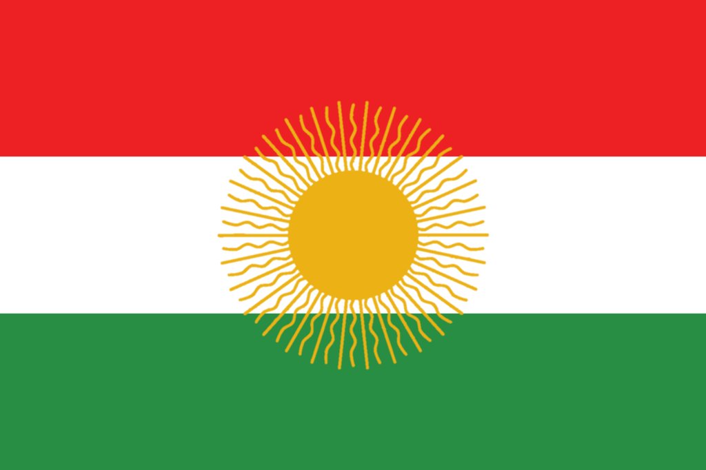 Flag of the Day on Twitter: white represents peace and equality. The earliest version of this flag was by the Khoibun organisation in its campaign independence from Turkey. https://t.co/29tFLIs006" /