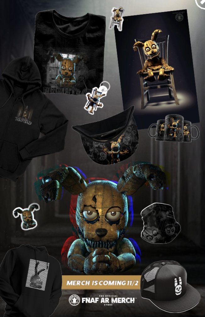 FNAF AR - 📣 FYI y'all, there's a new Facebook page specifically for the FNAF  AR Merch Store! We'll still post about big merch events/collections on the  Illumix and FNAF AR pages