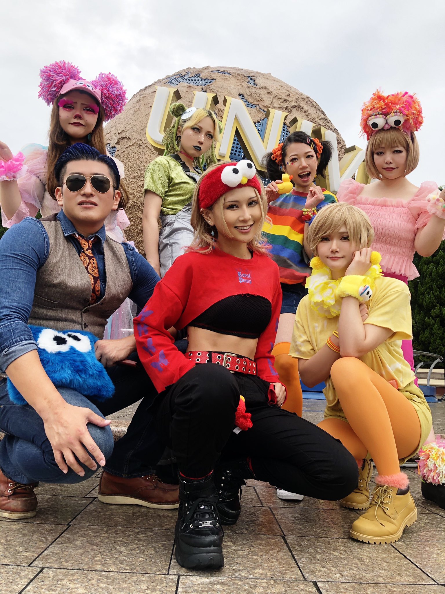 Erin 浮かれセサミー 1回目と2回目キャラ変えたよ キャラコーデ考えるの楽しかった みんなめっちゃ可愛くてかっこよかった すっっっっごく楽しかった 誘ってくれてありがとうございました 浮かれセサミ セサミコーデ ユニバ