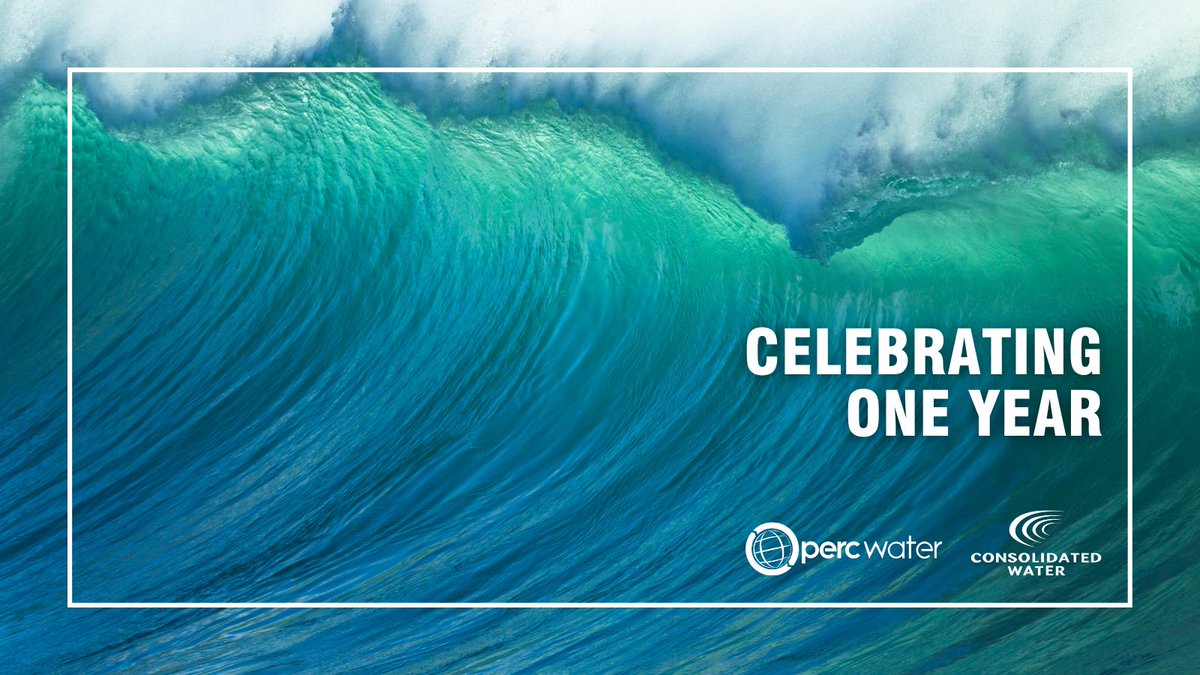 PERC Water (@percwater) on Twitter photo This week PERC Water Corporation proudly celebrated one year as part of the <a href="/cwco/">Consolidated Water</a> family. The PERC Water + CWCO Team looks forward to many more successful years and is excited for the opportunities ahead.
🎉 This week PERC Water Corporation proudly celebrated one year as part of the <a href="/cwco/">Consolidated Water</a> family. The PERC Water + CWCO Team looks forward to many more successful years and is excited for the opportunities ahead.
🎉