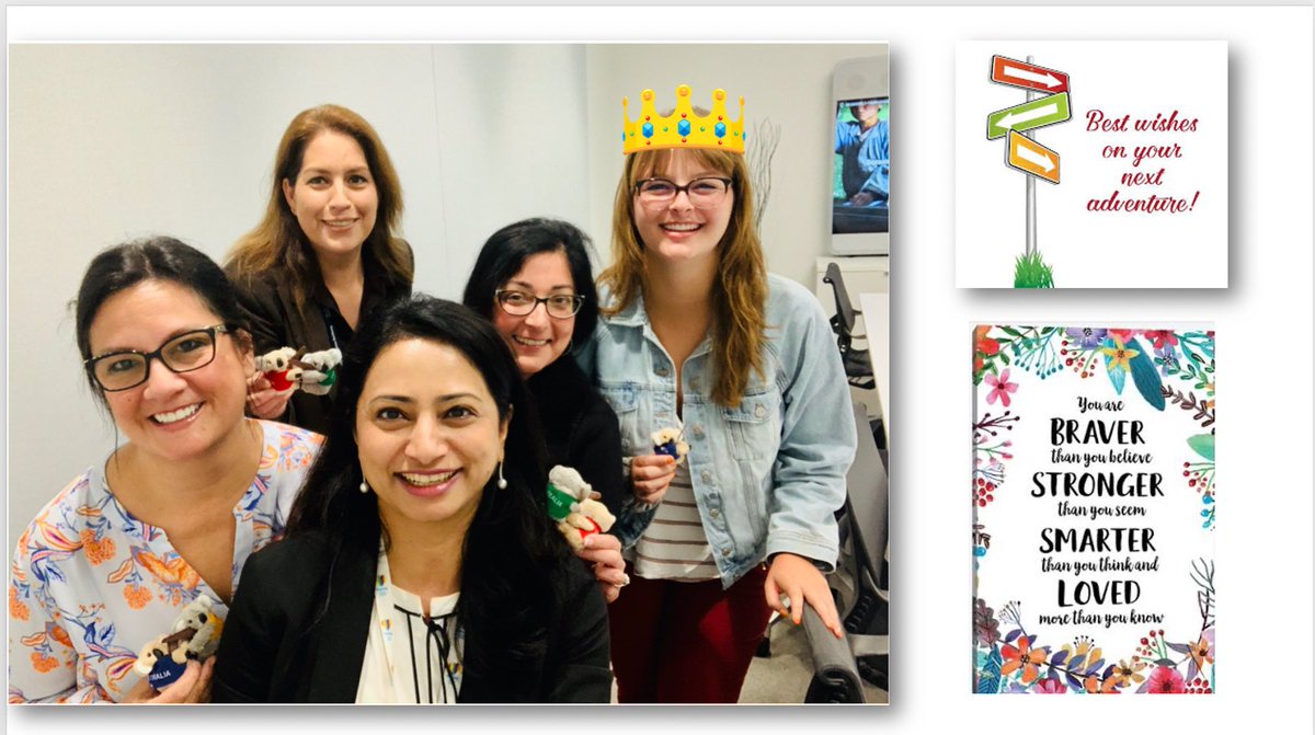 VarshaKanwar's tweet photo. All the very best ππ for your next adventure @GilleyTrgilley and thank you for your diligent, creative & stellar leadership of #CiscoCX #BestOfWe Recognition Program. You are destined for great things π« and I wish you continued success, joy & impact. #GoodLuckGodSpeed π https://t.co/LhQV1ndgod