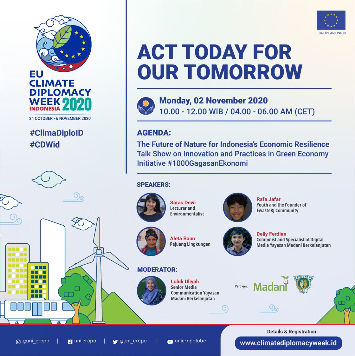 Things have been dire for environmental conservation at home these past days. Listening to Mama Aleta hopefully will recharge our spirit. <a href="/yayasanmadani/">Madani Berkelanjutan</a>