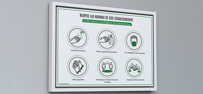 No dejes de informar a tus clientes sobre las normas que deben respetar en tu negocio o establecimiento para evitar el Covid19👉😷 Descarga este cartel GRATIS #Coronavirus #Covid19 #NormasCovid19 #Restaurante #Bar #CartelGratis #Club #Gimnasio #Hosteleria https://t.co/ZymInQwghh https://t.co/SqVuK2nvZh