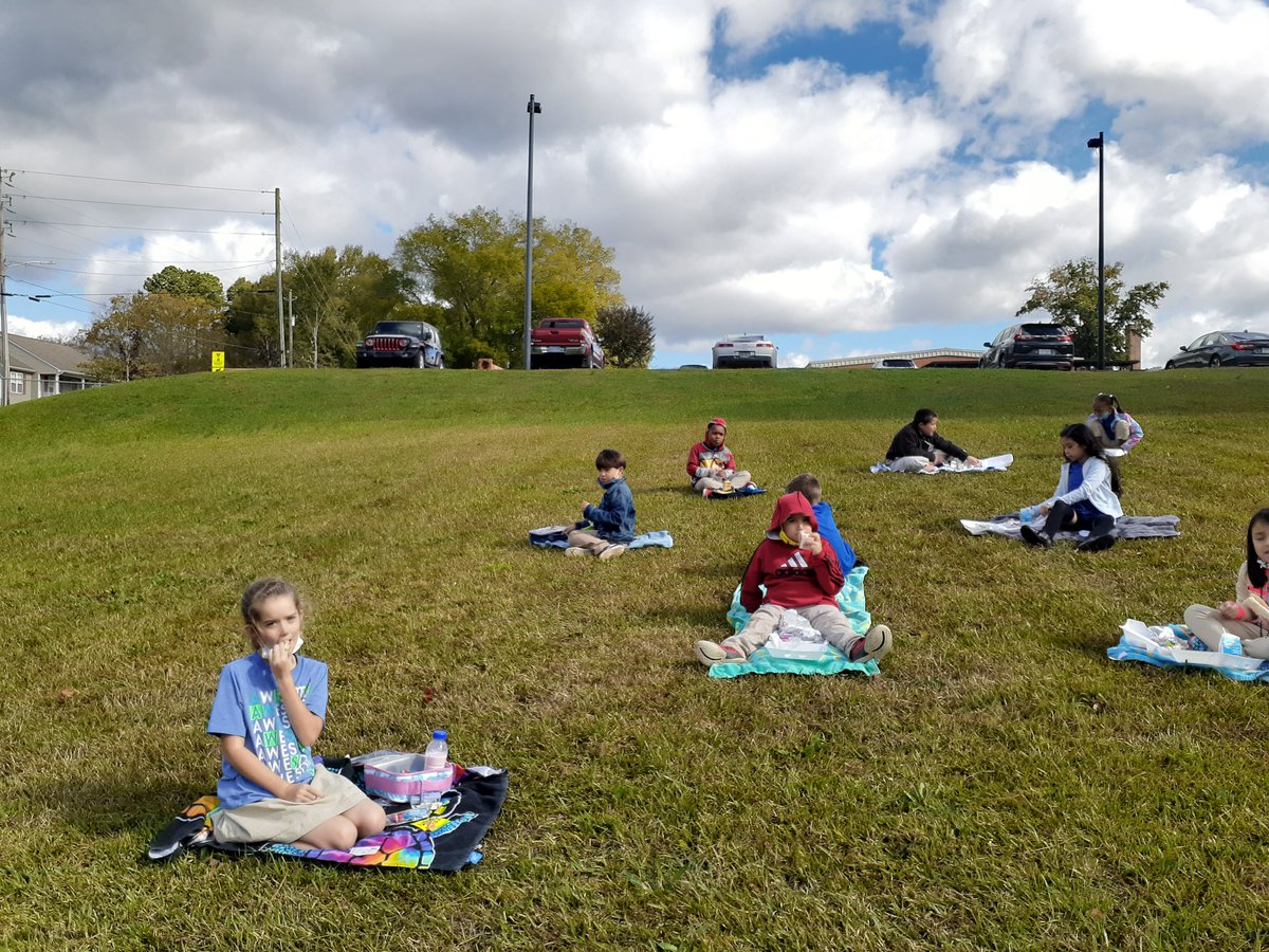 Beautiful day for a socially distanced lunch launch <a href="/cooperrockets/">Cooper Academy</a>!