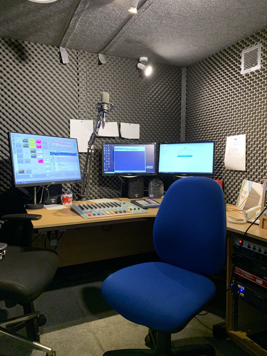 Matt_Joslin's tweet photo. Popped in yesterday for one last look with @hazzachops #Ipswich102 What an amazing 2 years. Thanks to everyone who tuned in. So sad itβs come to this. Also massive thanks to @Paul_Morris_74 and well done for getting through that last link! So emotional. https://t.co/4WORQh2tQZ