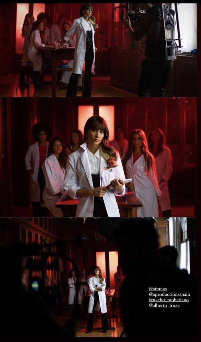 iammariaperezz's tweet photo. Agradecida de poder formar parte del súper videoclip  #FriendDeSemana junto con la hermosa @Aitanax @dannapaola @luisasonza  
Gracias @aproductions1 por la experiencia 💕💕 https://t.co/mZPXiOCOYx