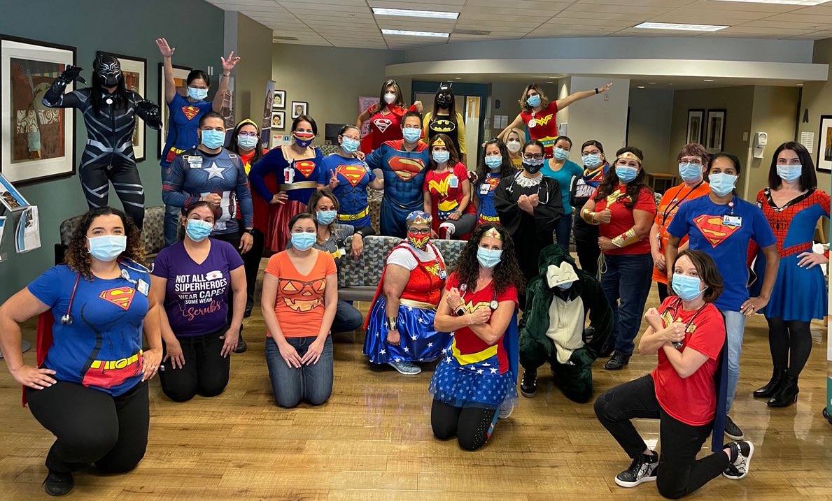 KathyKigerl's tweet photo. A great day to honor some of our KPPC Heroes! Happy Halloween and Stay Safe! #kp #thrive #bekp https://t.co/93GZHOishE