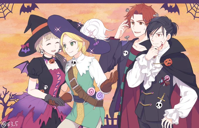 簡単な塗りしかできなかったけど青獅子ハロウィン???? #FE3H 
