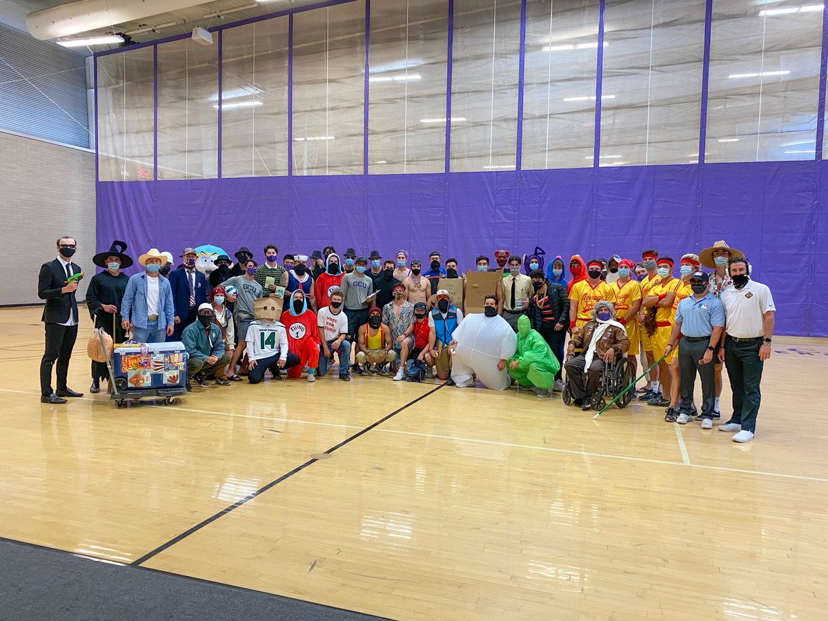 GCU_Baseball's tweet photo. Happy Halloween! 🎃👻 #LopesUp https://t.co/gLFoslQxdR