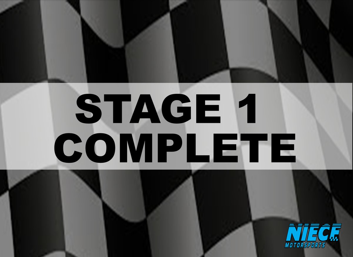 NieceMotorsport's tweet photo. Stage 1 is completed
No. 42 @gmpartsnow @TeamChevy driven by @CarsonHocevar P14
No. 44 #RuedebuschDevelopment @TeamChevy driven by @NatalieRacing P34 - 2 laps down
No. 45 @CRCAuto @TeamChevy driven by @Tbayne6 P32 - 2 laps down https://t.co/nVzL73D2LE