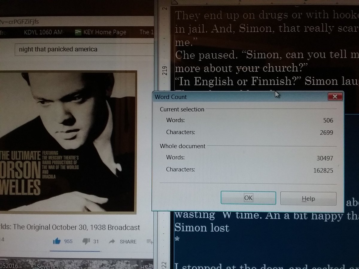 kendalbhunter's tweet photo. 506 words, but this is spectacular, considering I had no idea what I was going to type when I sat down. Cha cha cha.
.
#Encyc2021 #encyclopedia #writers #writerslife #author #success #inthezone #writerslift #wip #wordcount #emotion #chachacha #noidea #clueless #fdr #orsonwelles https://t.co/Y7vECEpKVm