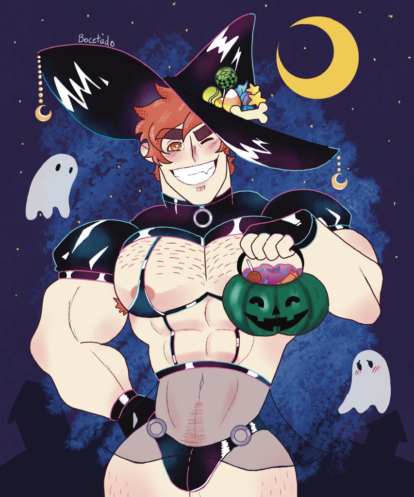 bocetado's tweet photo. Lucas wishes you a happy Halloween #nsfw #Halloween https://t.co/HaZlSwKoJt