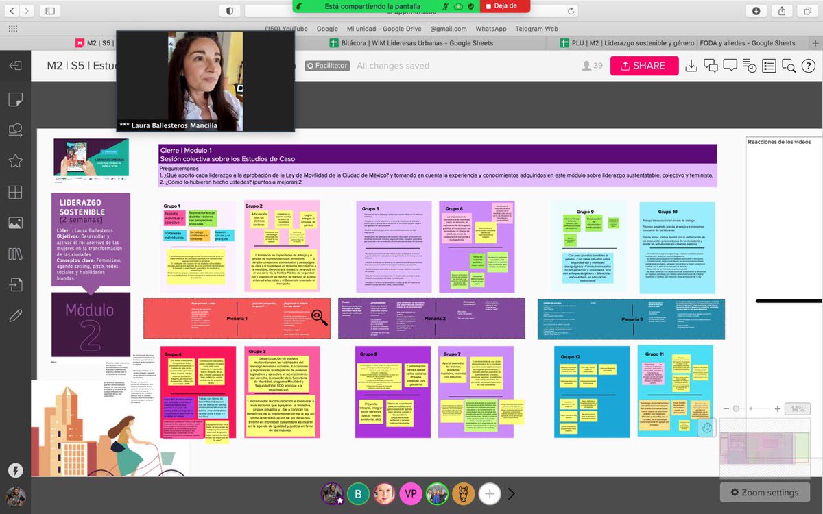 Terminamos hoy el módulo II del programa de #LideresasUrbanas 🥳🤓 Fueron 2 semanas intensas de trabajo, charlas y co-working en Liderazgo Sostenible y con perspectiva de género 🙌🏽. ¡Estamos felices y orgullosas de todas y cada una de las alumnas! #JuntasMasFuertes 💜💪🏼