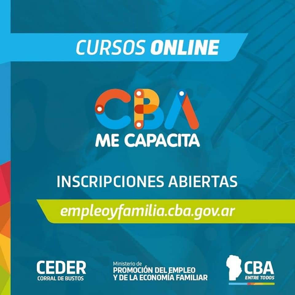 JInriville's tweet photo. #ÚltimoMomento❗❗
🔊ya podes comenzar a #inscibirte
#CbaMeCapacita Es hora⏰ de capacitarnos 
 "CBA Me Capacita" te trae
Cursos👩‍💻👨‍💻 Virtuales de Capacitación. 💻
📌 Gratuitos y con certificación oficial del Gobierno de Córdoba.
👉 https://t.co/gwcWy1D7rO https://t.co/3YriprRYaa