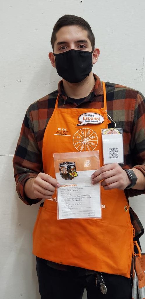 Way to go Gabe for being someone that #6563 can always count on. You are an asset to tool rental and the store. #SLAUGHTERSTRONG