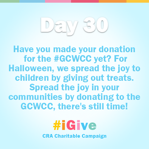 GillianPranke's tweet photo. Have you made your donation to the #GCWCC yet...…? There's still time! #iGive #ePledge https://t.co/NStKQwj8Bw