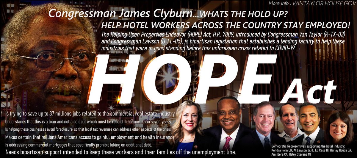 SatsuiC's tweet photo. @WhipClyburn @SpencerOverton I think for the next Clyburn Chronicles, 'relief to save jobs' would be a great topic.

Or you can help save them now by passing relief to save jobs!

Pass The HOPE Act! HR 7809!

More Details---> https://t.co/1W5szwwwwe https://t.co/SVmz41UH56