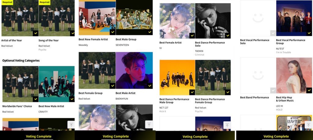 JOYSUPPORTInt's tweet photo. Reminder to vote for #JOY &amp; #REDVELVET, along with #TAEMIN #IU #LEEHI #CRAVITY #WEEEKLY #NUEST #NCT127   #SEVENTEEN #BAEKHYUN whose fandoms will vote for JOY in exchange! 

Vote as many times as you can (10x per IP, then use VPN)

#VoteJoyBestOst #MAMAVOTE #MANA2020 @RVsmtown 💚 https://t.co/znrplB8jj3