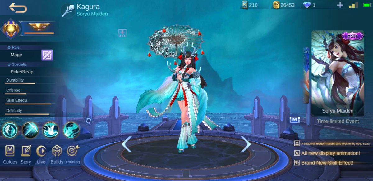 ramadhanariss's tweet photo. @MobileLegendsOL Dear Moonton...
I want to skin epic Kagura Soryu Maiden please 
Id: 196922763 (9019)
Nick Name: R I S S https://t.co/f3nnHYBGRj