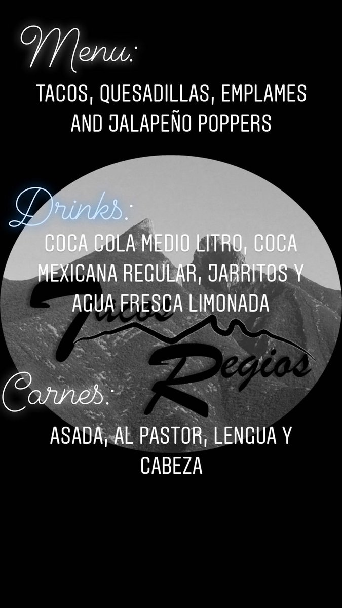 TacosRegios760's tweet photo. Come thru! We already started! We going to 10pm so place your orders! https://t.co/7MJ2EhqGrQ