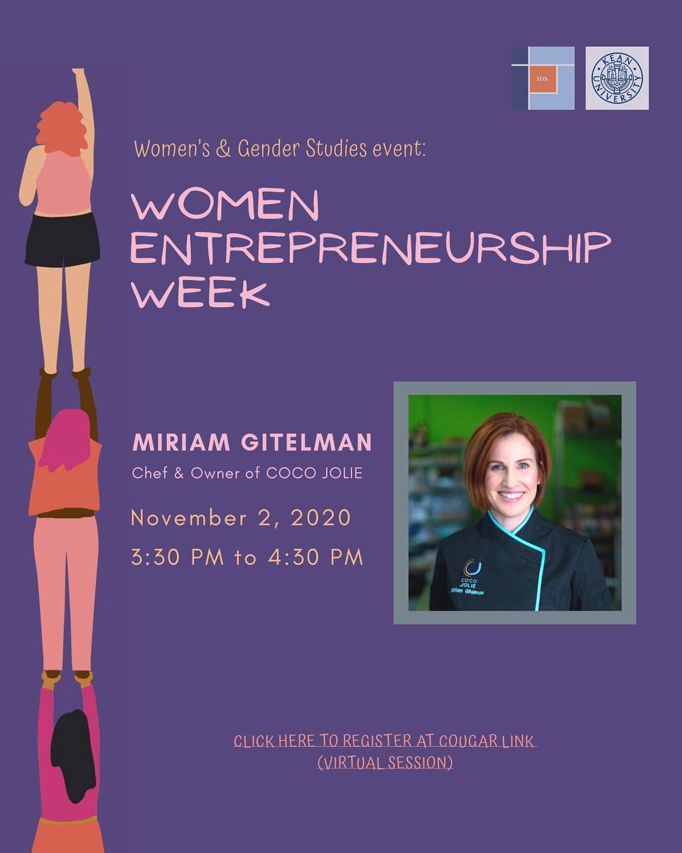 Don't miss out on this  opportunity to hear from the successful entrepreneur, Miriam Gitelman. She will be sharing her experiences as a female business owner for the Women Entrepreneurship week. See you all on November 2nd @ 3:30PM.  Get ready for a virtual tour of Coco Jolie!