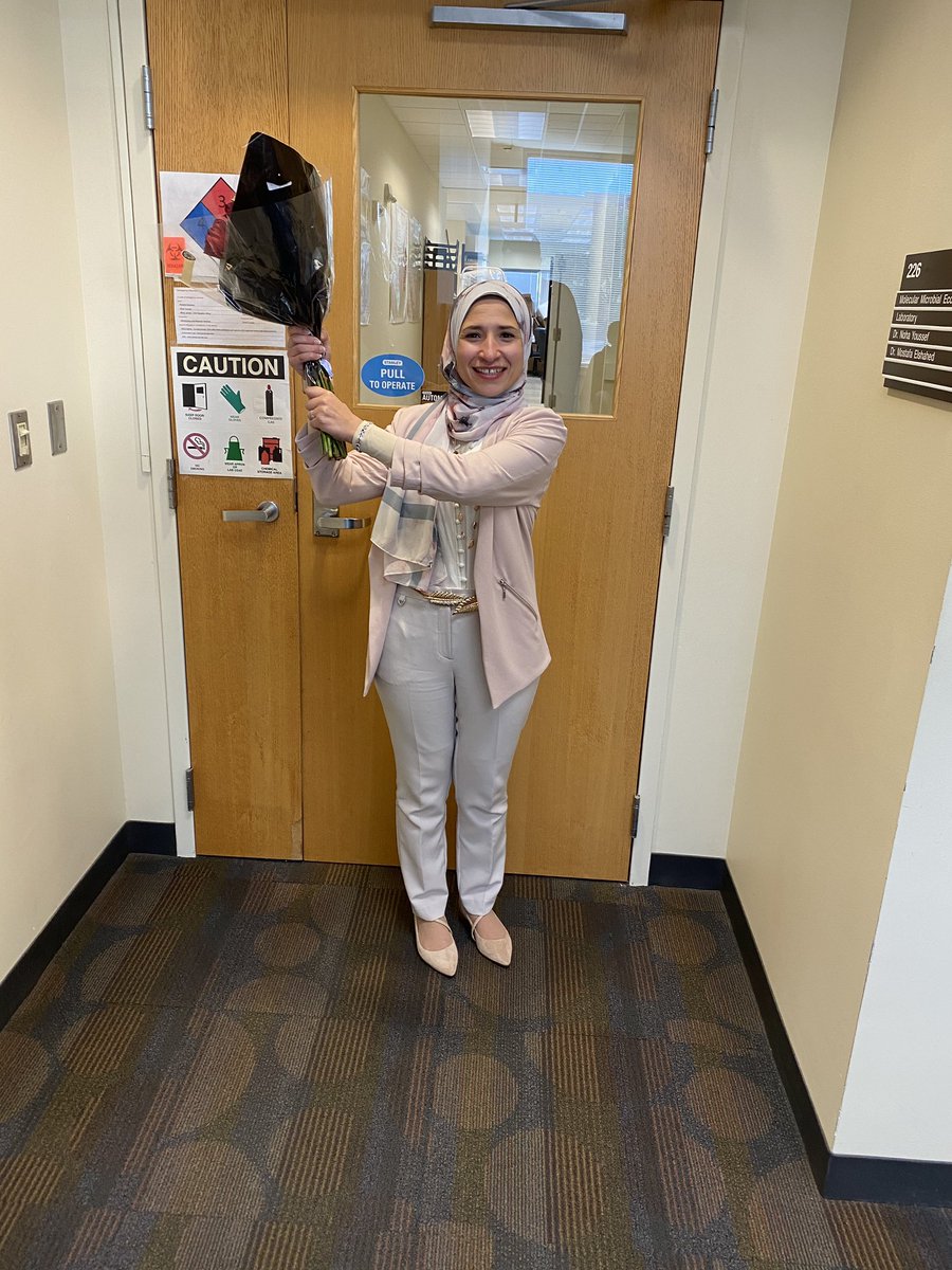 YoussefElshahe6's tweet photo. @Radwa_A_Hanafy Congrats to my wonderful PhD student for defending her dissertation and graduating today. You did great and we are all proud of you. https://t.co/FzrF7nUVfl