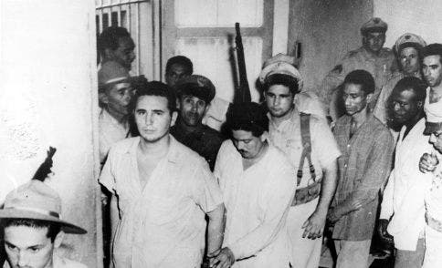 (9/12) News of Batista’s soldiers ruthlessly torturing and killing the rebels spread quickly. By the time Fidel and Raúl Castro were captured, Batista knew that executing them would lead to more unrest. Instead, he had them tried and imprisoned.