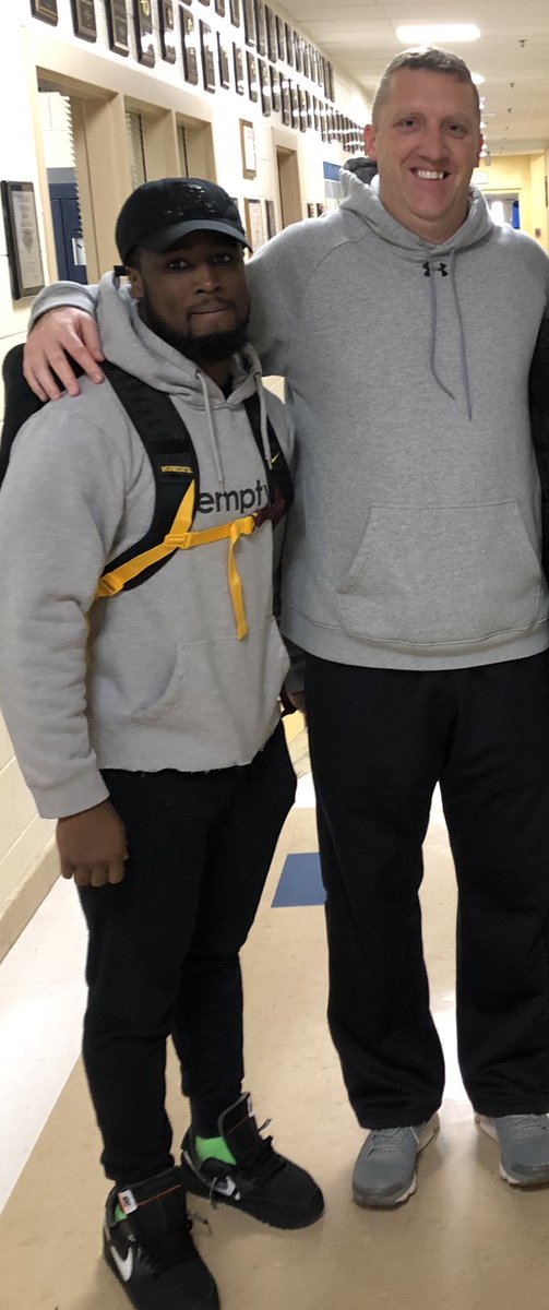 Pleasure to meet this great young man earlier this year. Not a bad 1st half...4TD and 130 yards. Keep rowing the boat <a href="/_MoIbrahim/">Coach Mo</a> 
<a href="/OLGCHS/">Good Counsel</a> is forever proud of you. <a href="/GCFalconsAD/">GC Athletics</a>