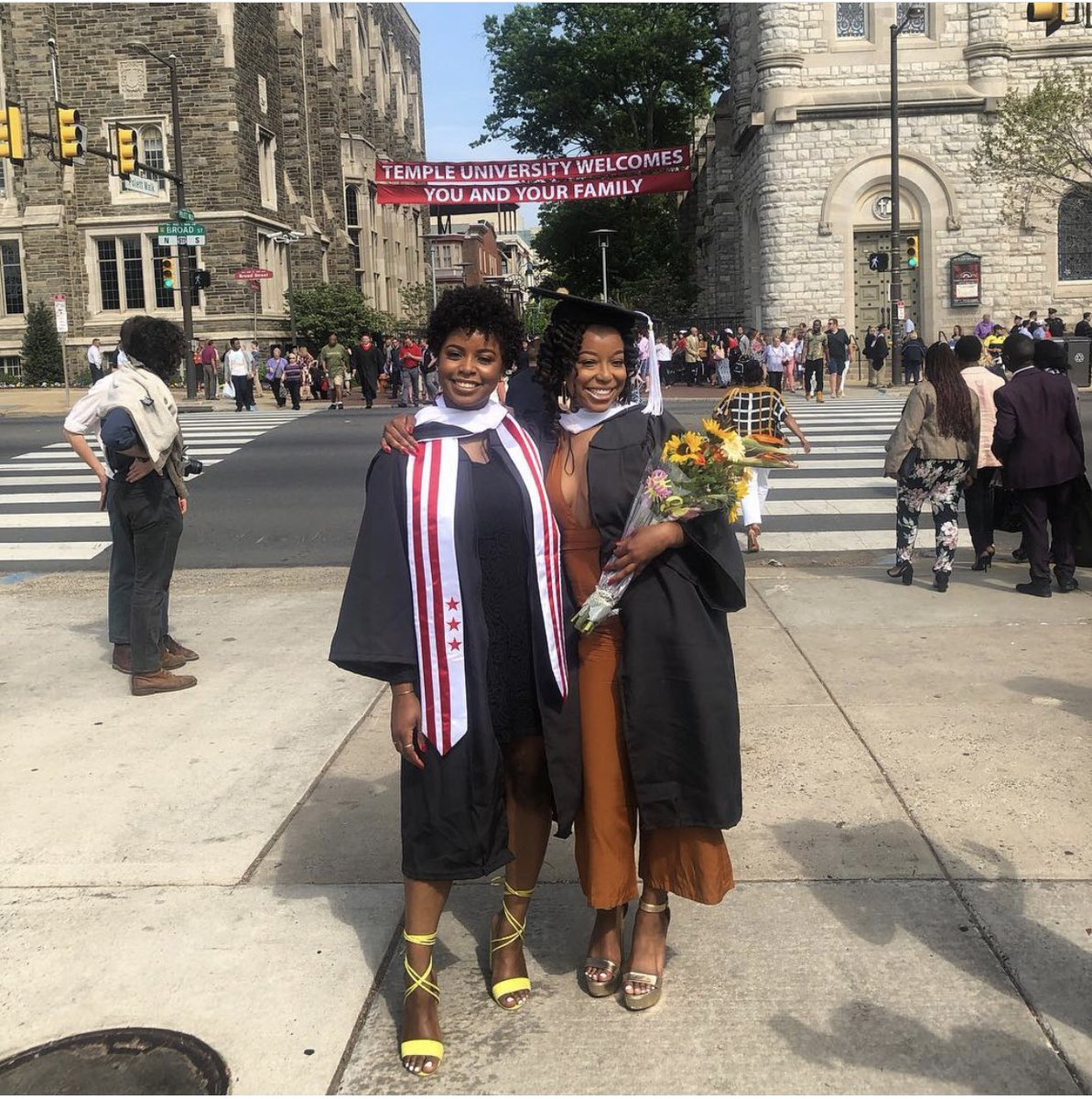 javellehana's tweet photo. messaged @ImaniTsunami weeks before move in date to see if she had a roomie, although we didn’t end up being roommates initially we ended up spending so much time together, — our freshmen year you didn’t see one of us w/o the other, 6 years later + the rest is history 💓 #TUBFF https://t.co/LSXAJvQFFR