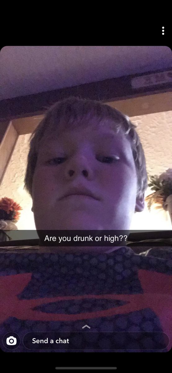 destwitch's tweet photo. My eyes get crazy bloodshot when I drink, and I’ve had a few tonight. Well, it must look pretty bad cause I snapped Brody and Jaelin and this was their responses 😂😂 https://t.co/1N5g5apiRj