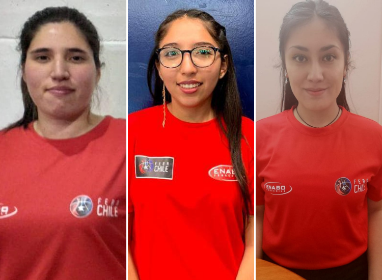 ChileFeba's tweet photo. 🇨🇱🏀 | Chile contará con tres nuevas oficiales de mesa certificadas por @FIBA para el período 2021-2023

👩‍⚖️ Daniela Jeria, Geaninna Ossandon e Ivanna Pozo son integrantes de la Escuela Nacional de Árbitros @ENABOFEBACHILE 

https://t.co/VHQWdsOJnb

#LaRojaDelBasket https://t.co/tvYgod69g2