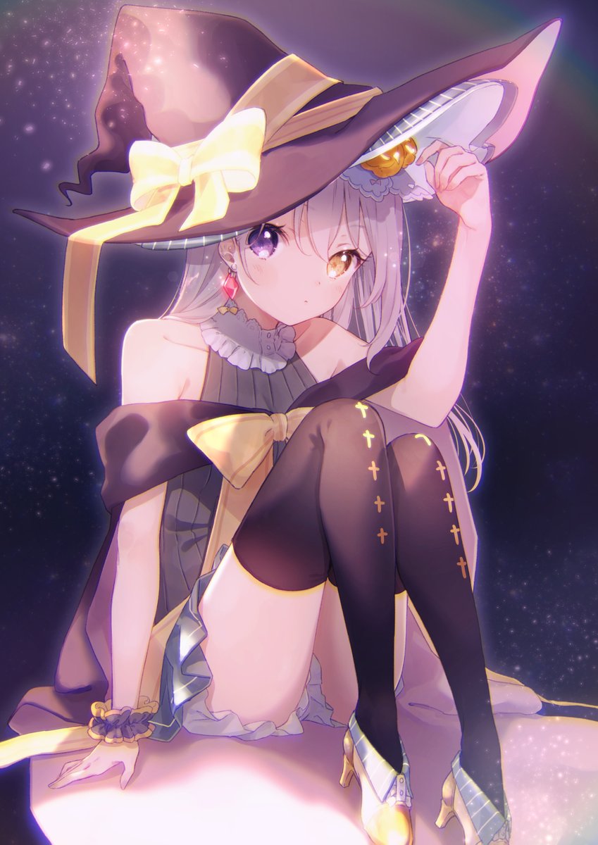 Halloweenの魔女 Halloween ハロウィン ハロ ほしのるるのイラスト Halloweenの魔女 Halloween ハロウィン ハロ ほしのるるのイラスト