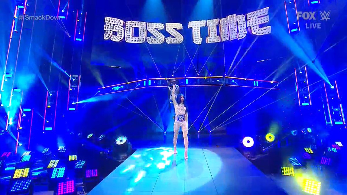 تويتر \ Mercedes Varnado Com | Fansite for Sasha Banks على تويتر: "It's # BossTime &amp; time for the NEW Smackdown Women's Champion NEXT on  #Smackdown https://t.co/W3P9m3DFkD"