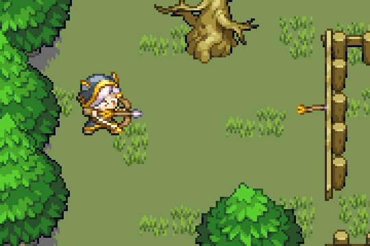 Nuki getting some archery practice in <3
#screenshotsaturday #gamedev #indiedev #pixelart #thetanukigame