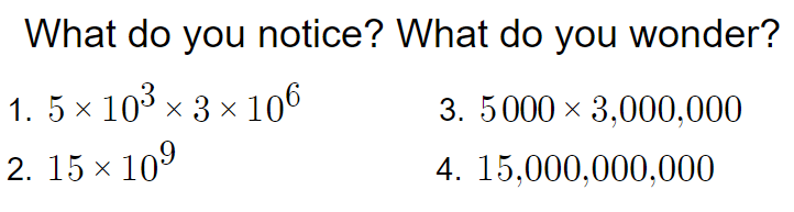 We had such a good conversation in 8th grade #math about this #WhatDoYouNotice and #WhatDoYouWonder this week. I finally feel like we are exploring math as a class together!  #BestClassYet? #ITeachMath