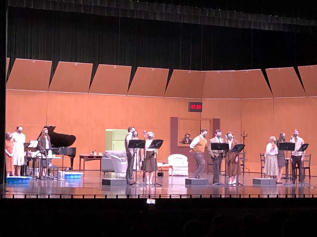 Night one in the books...great production by all the cast and crew!